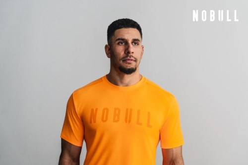 Magliette NOBULL Neon Uomo Arancioni 8970GDI